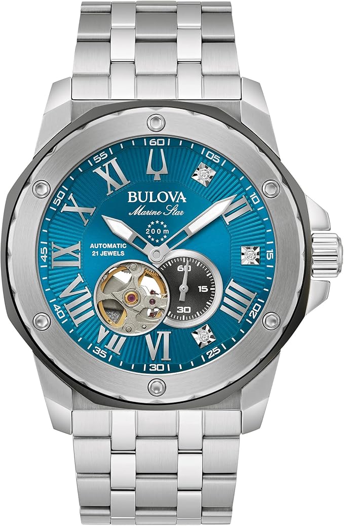 Bulova Marc Anthony Men's Automatic Marine Star Stainless Steel Watch